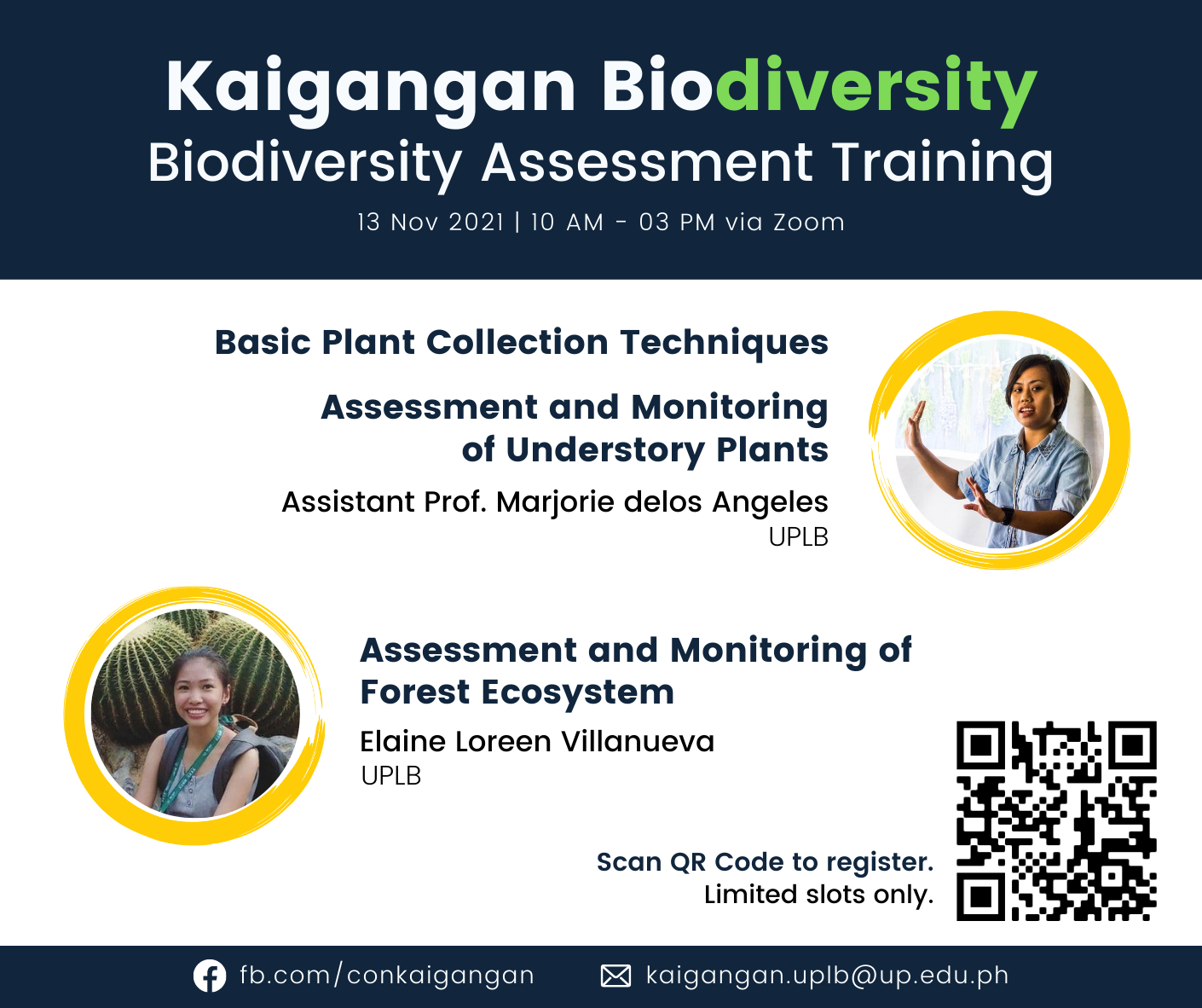 CONserve-KAIGANGAN organizes its first Online Biodiversity Training